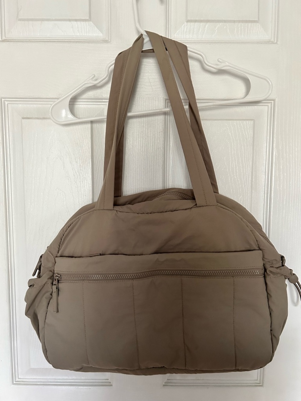 BAGSMART Taupe Puffer Tote Bag - Women